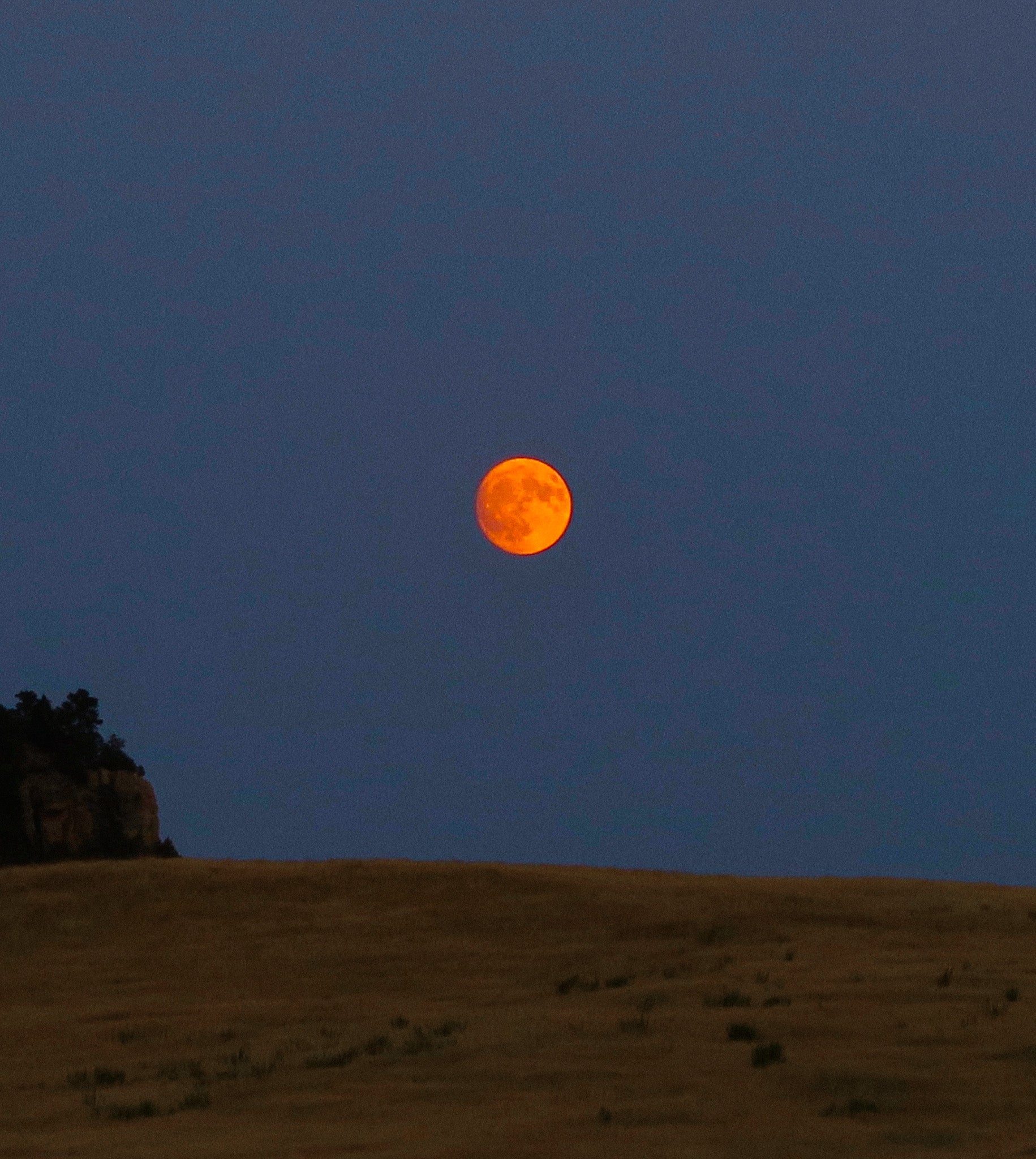 Blood Moon In The Rockies